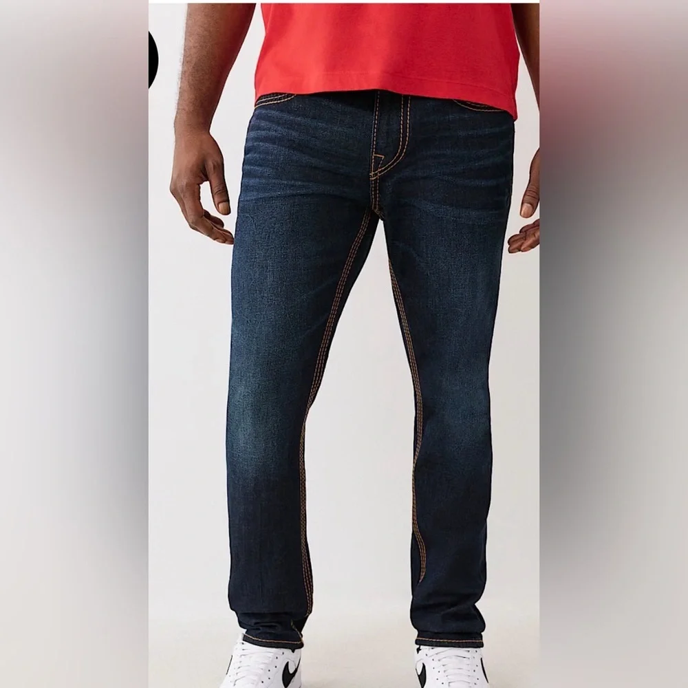 True Religion men’s Rocco Big T skinny jeans